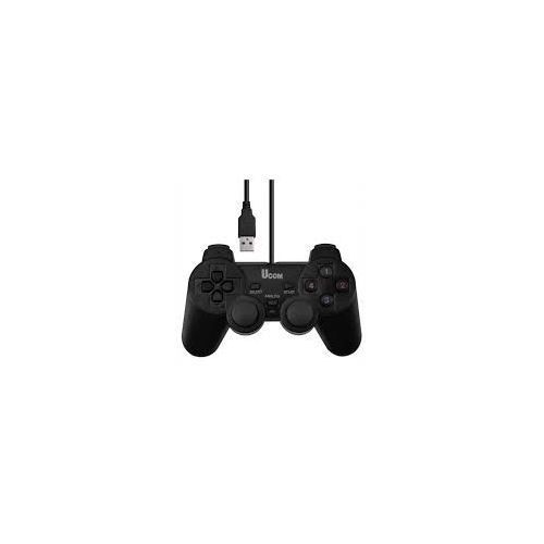 USB Vibration Shock PC Computer / Laptop Game Pad - Black
