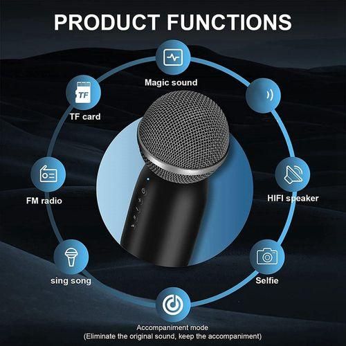 Wireless Microphones blueto oth Speaker,for Kids Mic for Sing