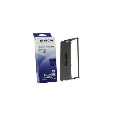 Epson LX-350 Black Fabric Ribbon Cartridge (SO15632) for LX-310 Printer - Black