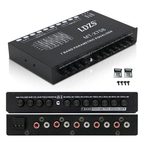 Professional 7 Band Car Equalizer Multifunctional Car Audio
