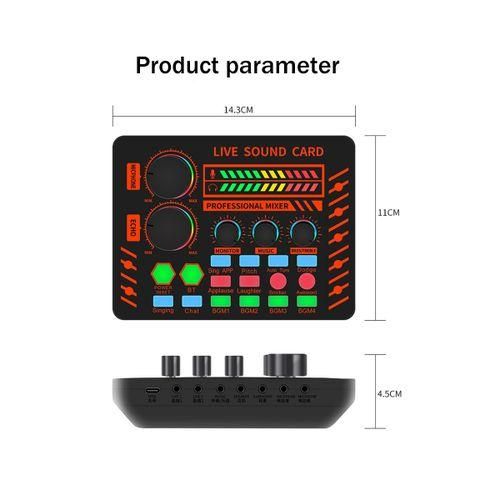 S25 Sound Card Audio Mixing Console Recording Broadcast