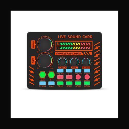 S25 Sound Card Audio Mixing Console Recording Broadcast