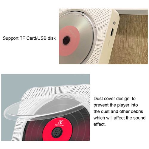 KC-909 Portable CD Player Built-in Speaker Stereo CD