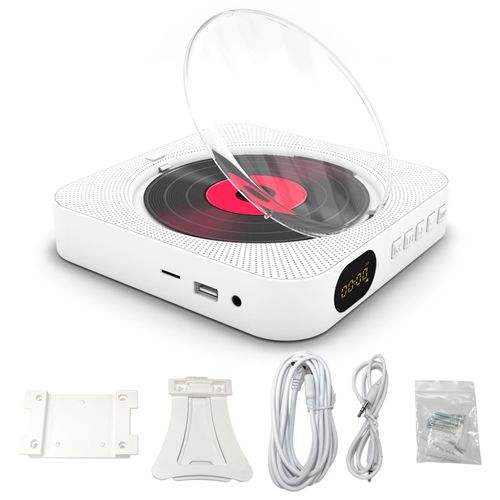 KC-909 Portable CD Player Built-in Speaker Stereo CD