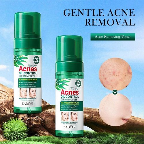Lanbena Sadoer Acnes Tea Tree Mousse Facial Cleanser Refreshing & cleaning Skin 150g