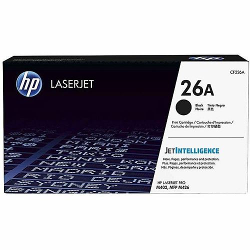 Hp CF226A HP Laser-jet Toner Cartridge - 26A  - Black