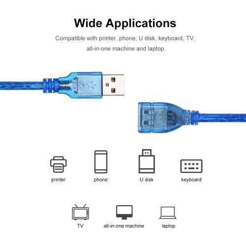 USB Extension Cable Wire Male To Female Extender