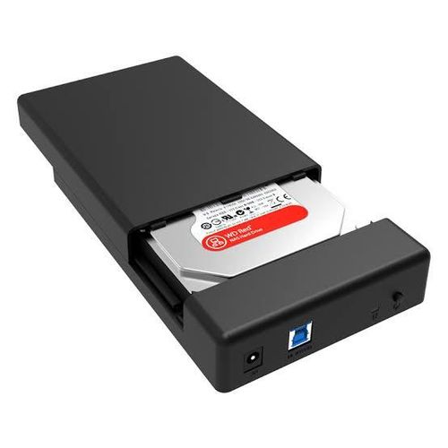 Haysenser USB 3.0 Hard Disk Case 3.5 Inch External Case HDD Case With Power Cable-Black