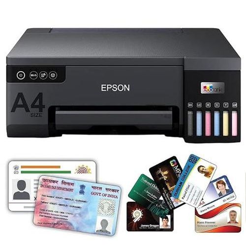 Epson  NEW EcoTank L8050 Ink Tank Photo Printer, CDS, IDS CARDS