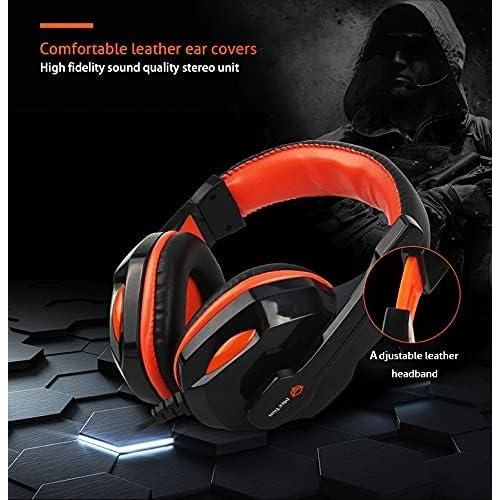 Meetion C500 4in1 Combo Gaming Keyboard Mouse and Mouse pad with Gaming Headset Wired LED RGB Backlight for Computer PC Laptop  Black