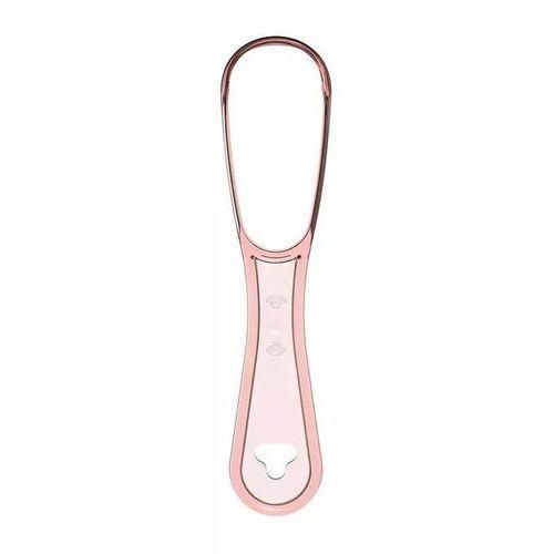 BPAFree Tongue Scraper: Effective Tool for Bad Breath Treatment. FoodGrade PP Cleaner for Oral Hygiene