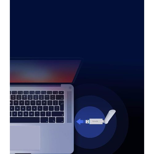 tenda AX300 Wi-Fi 6 USB Wireless Adapter High Gain Antenna Multi-System Compatibility Plug & Play