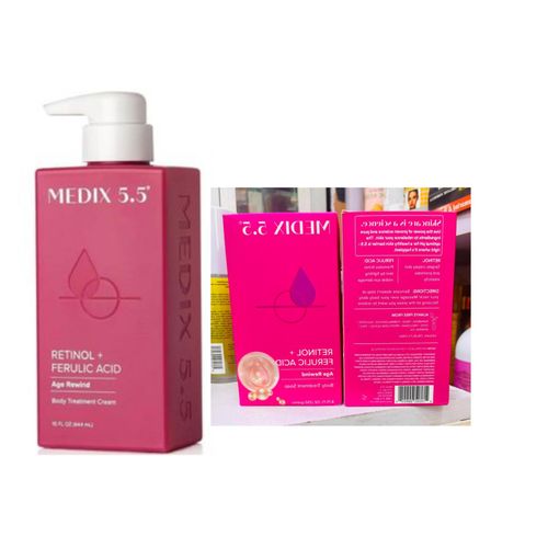 Medix 5.5 Retinol+ Ferulic Acid Body Treatment Soap & Lotion