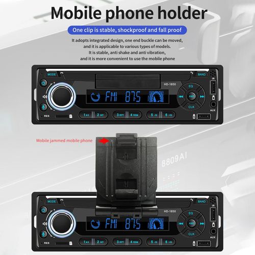 12V Universal Car MP3 Player BT Plug-in U disk Radio