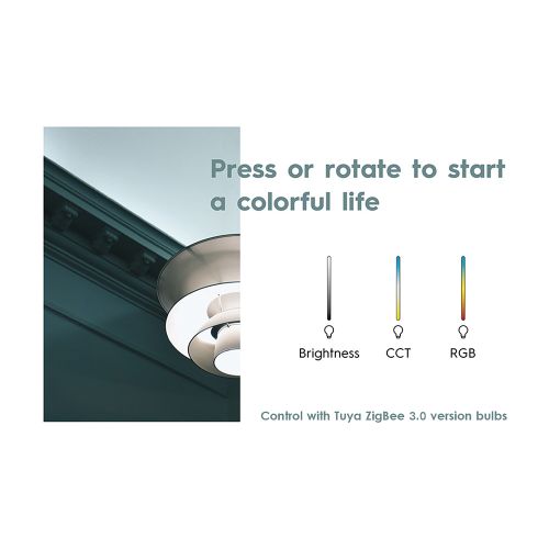 ZigBee 3.0 Smart Button Rotary Knob For DIY Home Automation