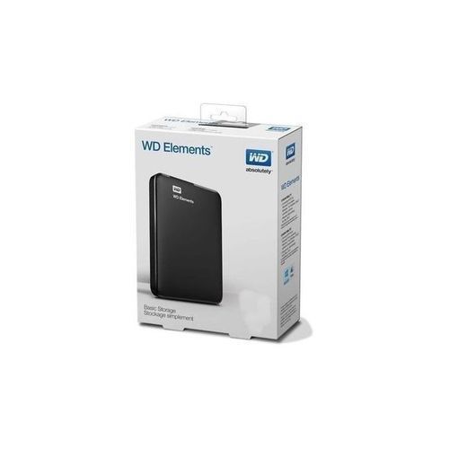 WD ELEMENT 3.0 External Hard Disk Drive Casing With Cable - Black