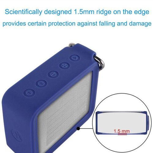 Portable Silicone Speaker Case for Jbl Go2 Soft Silica g el