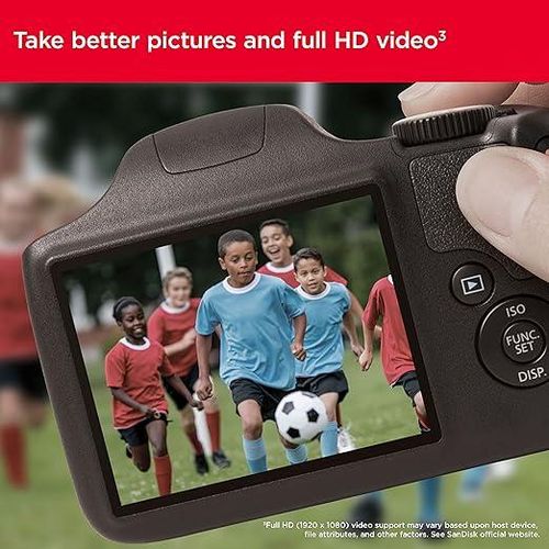 Sandisk  Ultra UHS I 128GB SD Card Speed up to 140MB/s Black