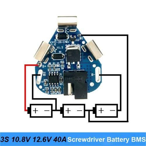 BMS 18650 Lithium Battery Board for Screwdriver Shura