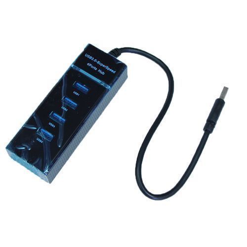 USB HUB 3.0 High-Speed 4 Port Usb Hub -Black