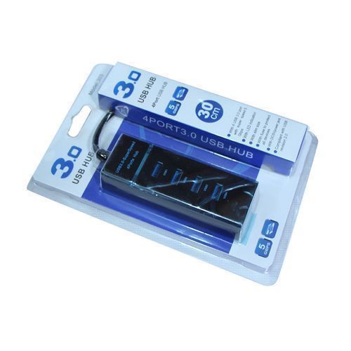 USB HUB 3.0 High-Speed 4 Port Usb Hub -Black