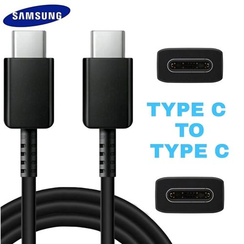 Samsung Type-C to Type-C Cable for Super Fast Charging 25W/45W (1M) Cable USB-C To USB-C  Data Cable