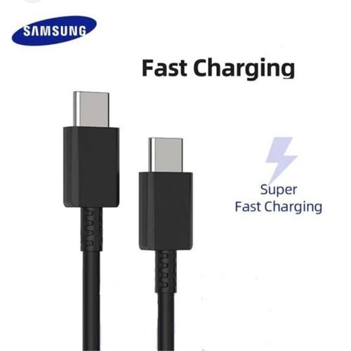 Samsung Type-C to Type-C Cable for Super Fast Charging 25W/45W (1M) Cable USB-C To USB-C  Data Cable