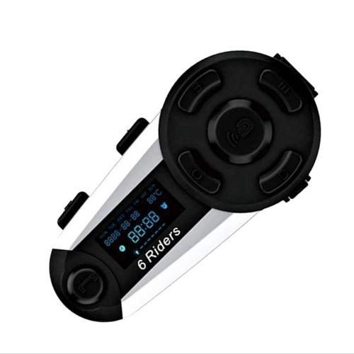 915 Generation V6 Plus 6 Motorcycle Bluetooth Helmet Headset 1200M FM LED W