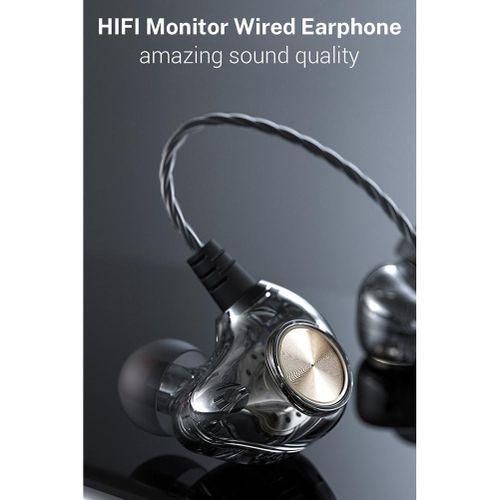 915 Generation HIFI InEar Earphones Wired Headphones Gaming EarbudsBlack