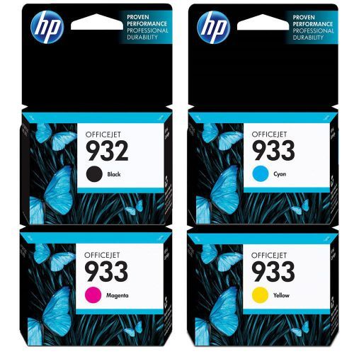 Hp 932/933  Ink Cartridge Set- Black Cyan Magenta Yellow