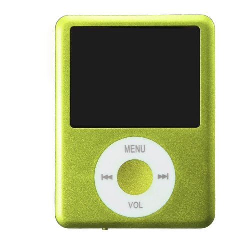 3.5mm 1.8'' 8GB MP3/MP4 Player LCD Screen Media Video Game Movie Audio FM Radio Green