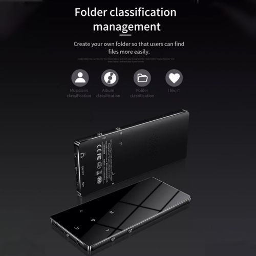 IQQ X3 8GB bluetooth 4.2 MP3 MP4 Player with Loudspeaker External Sound FM Radio Recording Blue