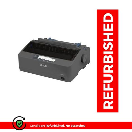 Epson Refurbished /open Box LX-350 9-Pin Dot Matrix Impact Printer (Speed: 347 Cps, Interfaces: USB/Parallel/Serial)Black