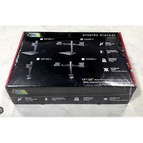 Kaloc Dual Multi  Monitor Desk Mount Desktop Built  Free Standing  With Interactive Ergonomical Concepts - 17