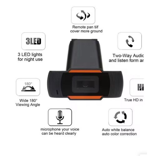 1080P 720P HD Webcam USB 2.0 PC Desktop Computer Video Camera With Microphone For Web Live USB Pin Only