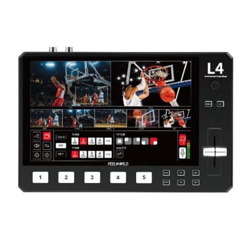 Feelworld L4 Multi-camera Video Mixer Switcher 10.1