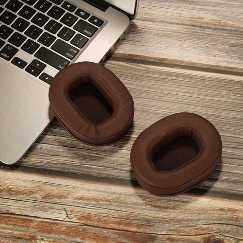 Ear Cushions Memory Foam Earpads Cover Replacement Ear Pads for ATH M50X Fits Audio Technica M40X M30X M20 Brown NO5115