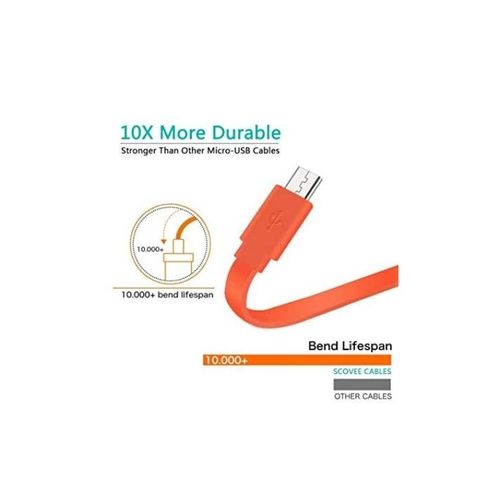 Oraimo Micro USB To USB Fast Charge Cable-Red