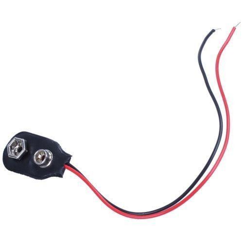 2pcs 15cm Wire Cable 9V 9 Volt Battery Clip Connector I NO5115