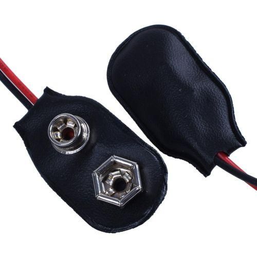 2pcs 15cm Wire Cable 9V 9 Volt Battery Clip Connector I NO5115
