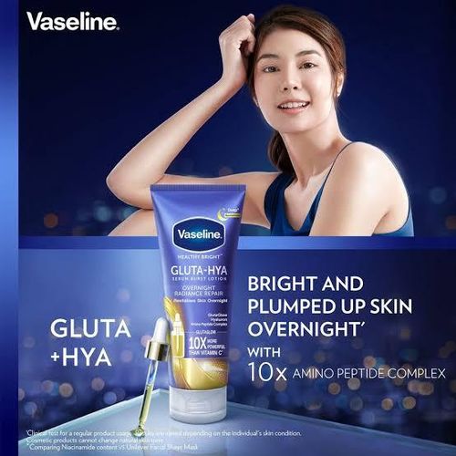 Vaseline Healthy Bright Gluta-HYA Overnight Radiance Repair Serum Burst Lotion – 300ml