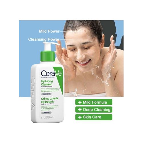 Cerave Hydrating Cleanser Hydrating Facial Cleanser Moisturiz-ing Gentle Face Wash