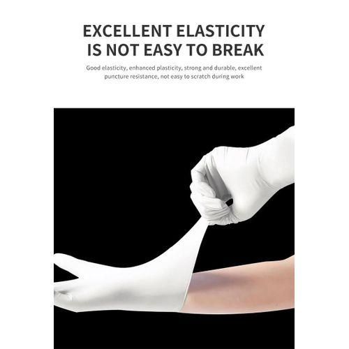 Medical White Nitrile Grade Gloves Silicon Latex Rubber Kitchen