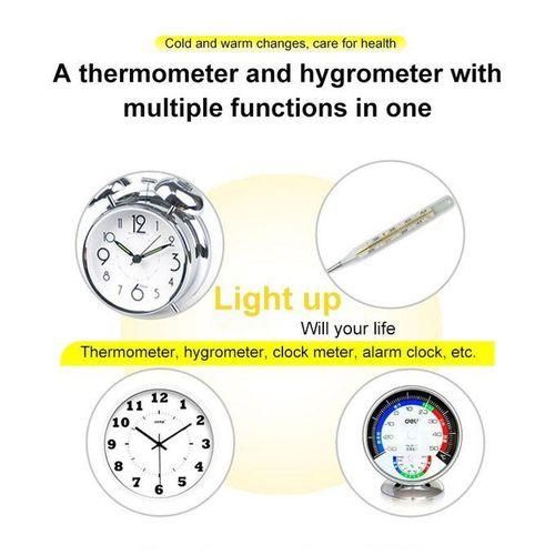Htc Hygrometer LCD Digital Temperature Humidity Meter Clock Calendar HTC2 HTC2