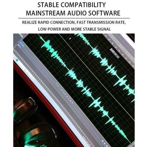 Q-12 Sound Card Audio Mixer Sound Board Console Desk System Interface 4 Channel 48V Power Stereo Computer Sound Card NO5111