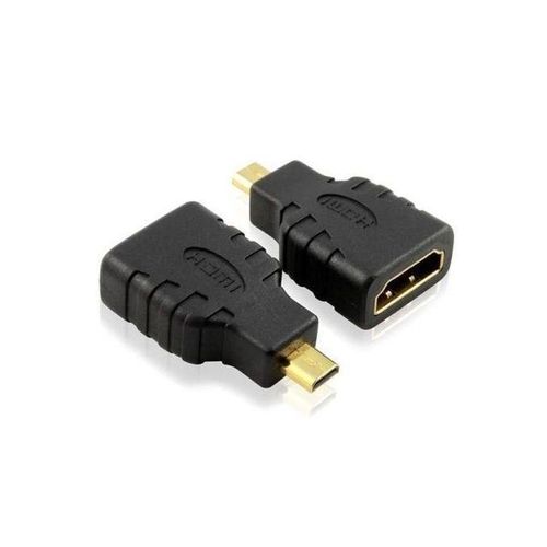 A General Micro HDMI to HDMI Adapter Connector HD 1080P Black