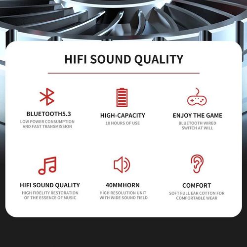 Dr90 wireless headphones Bluetooth earphone 3D stereo headset bass mode gaming over the ear headphone