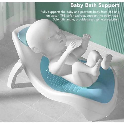 Foldable  Bathtub Holder Rack-Blue