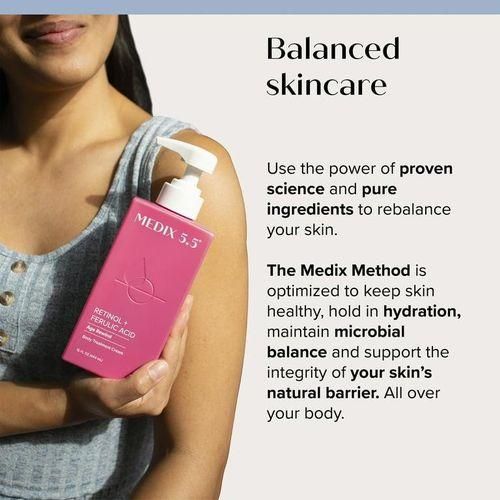 Medix5 5 Medix' 5.5 Retinol +Ferulic Acid Age Rewind Body Treatment lotion