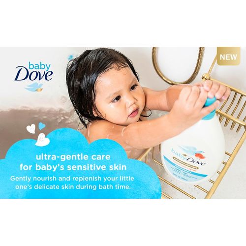 Dove Baby Rich Moisture Head To Toe Wash - Tear-Free Formula, Ideal For Newborns - 400ml